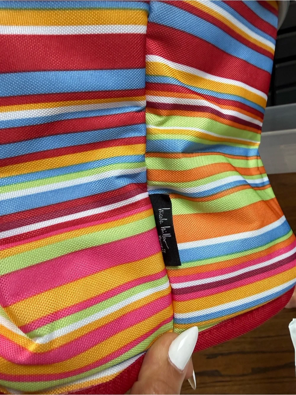NWT Nicole Miller Home Insulated Cooler Picnic Basket Bag